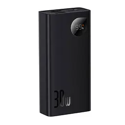 Зовнішній акумулятор (Power Bank) Baseus Adaman2 Digital Display 10000 mAh 30 W PPADM2-10 чорний - мініатюра 2