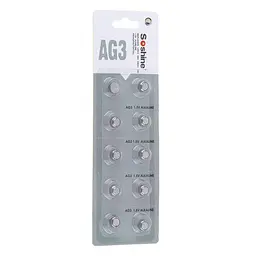 Батарейки Soshine 1.5V AG3, Дискові, LR41, 12 шт