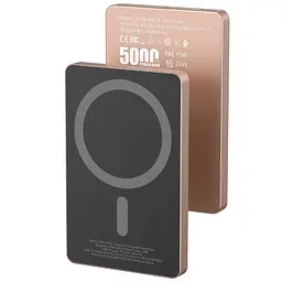 Портативне ЗП Power Bank APB-WF53 15W із БЗП 5000 mAh Black Amaya teh0029456