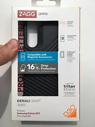 Оригінальний протиударний чохол для Samsung Galaxy S23 Zagg Gear4 Denali MagSafe Black GEA702010949-V - мініатюра 3