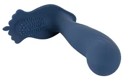 Стимулятор простати You2Toys Vibrating Butt Plug With Nubs, 11.7 см синій - мініатюра 4