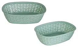Кошик-сухарниця Ekodeo 18.5х7х2.5 см зелена (P92225GR) - мініатюра 3