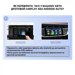 Бездротовий USB Адаптер XUDA 2в1 для автомобіля Apple CarPlay і Android Auto, WiFi 5G, Bluetooth 5.0 - мініатюра 5