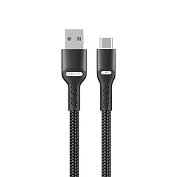 Кабель USB - USB-C Havit 3A 1 м чорний (HV-CB6217) - мініатюра 4