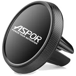 Автотримач для телефону Aspor J9 Air Vent чорний в решітку кондиціонера
