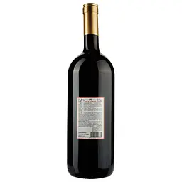 Вино Solo Corso Rosso, червоне, напівсолодке, 11,5%, 1,5 л - мініатюра 2