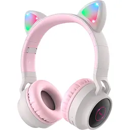 Навушники Hoco W27 Cat Ear Stereo Bluetooth Headphones Grey (718457) [74552]