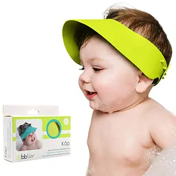 Козирок захисний для купання від бризок, шампуню BBluv Käp, лайм (B0109-L) - мініатюра 4