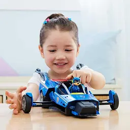 Ігровий набір Paw Patrol Цуценячий патруль у кіно 2: Поліцейський автомобіль-трансформер Гонщика делюкс (SM17732/7887) - мініатюра 12