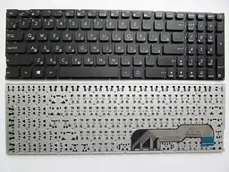 Клавіатура для ноутбуків Asus X541 Series чорна без рамки
