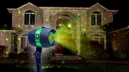 Лазерний зірковий проектор Star Shower Motion Laser Light Projector Новорічний світловий проектор для дому - мініатюра 2