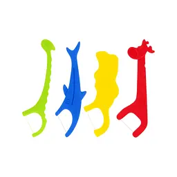 Флос-зубочистки Splash Тваринки З ароматом полуниці 40 шт. (4820266833015) - мініатюра 2