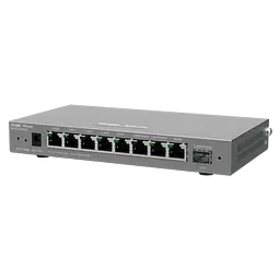 9-портовий гігабітний керований роутер Ruijie Reyee RG-EG209GS, LAN: 7×1000Base-T, 1×1GBase-X SFP, 1x1000WAN Base-T, 202 x 28 x 108 мм