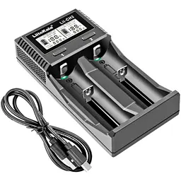 Зарядний пристрій LiitoKala Lii-CH2, 18650, 26650, 21700, АА, ААА Li-ion (1.5V), LiFePO4, NiMH акум - мініатюра 5