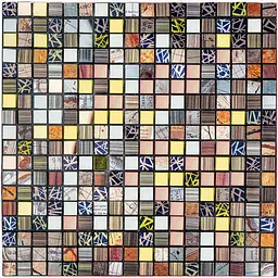Самоклеюча алюмінієва плитка Sticker Wall 300х300х3мм Кольоровий квадратик SW-00001925