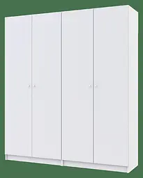 Шафа для одягу Doros Промо Білий 2+2 ДСП 180х48х204 (42005008) - мініатюра 5