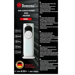 Підлоговий кондиціонер-обігрівач DOMOTEC MS-1630 3в1 • Кліматичний комплекс DOMOTEC MS-1630 зі зволоженням, баком 4 л і пультом ДК - мініатюра 5