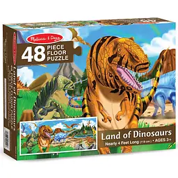 Мега-пазл Melissa&Doug Країна динозаврів, 48 елементів (MD10442) - мініатюра 4