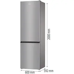 Холодильник GORENJE NRK6202ES4 (HZF3568SCD) - мініатюра 5