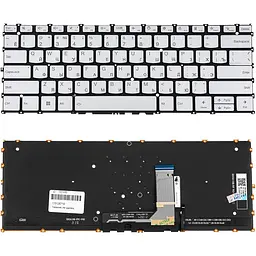Клавіатура для ноутбука LENOVO (Yoga Slim 9 14IAP7) rus сріблястий без кадру підсвічування клавіш
