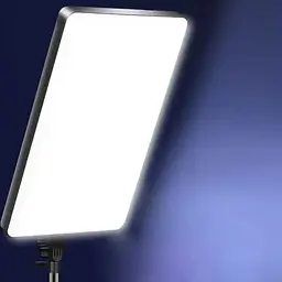 Прямокутна світлодіодна LED лампа 40х28cм з пультом та штативом 2м студійне світло для фото та відео зйомки набір для блогера UKC RL-24 - мініатюра 6