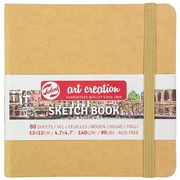 Блокнот для графіки Royal Talens Art Creation 12х12 см 140г/м2 80л Kraft