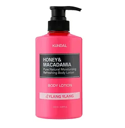 Поживний ароматичний лосьйон для тіла Honey & Macadamia Body Lotion Ylang Ylang Kundal 500 мл