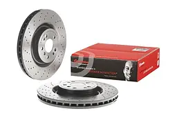 Диск гальмівний передній вентильований Mercedes M-class, Gls, Gle, Gl 11-19р Brembo (09.A958.21) - мініатюра 2