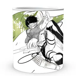 Кухоль GeekLand Атака Титанів Attack on Titan Леві Аккерман атака AT.02.58 330 мл білий - мініатюра 2