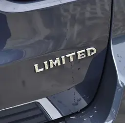 Емблема напис Limited для Jeep хром 140х22мм метал (на скотчі) - мініатюра 2