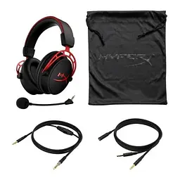 Навушники Cloud Alpha, Black/Red, 3.5 мм, мікрофон з шумопоглинанням HyperX teh0028013 - мініатюра 3