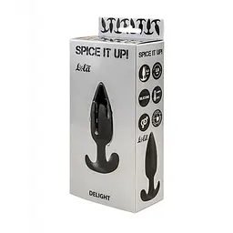 Анальна пробка Lola Toys Spice it up Delight, 8.5 см (чорний) - мініатюра 2