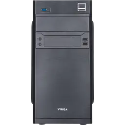 Корпус Vinga CS301B 400W Black (CS301B) - мініатюра 2