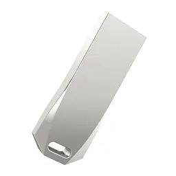 USB флеш накопичувач Hoco UD4 32GB USB 2.0 металевий сріблястий - мініатюра 2