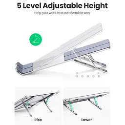 Подставка для ноутбука Ugreen LP451 Foldable Laptop Stand [UGR-40289] [94290] - мініатюра 7