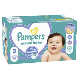 Підгузки Pampers Active Baby Mid Розмір 3 (6-10 кг) 90 ш (8001090949455) - мініатюра 2