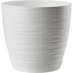 Горщик для квітів Form-Plastic Sahara mini-15 з підставкою 1.7 л білий (3020-011)