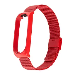 Ремінець Міланська Петля Mi Band 5/6 Red