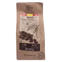 Шоколад чорний з замінником цукру 61% Natra Cacao 1 кг