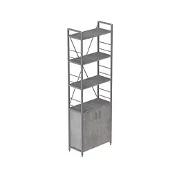 Етажерка 4/60 Ferrum-decor Серії Конект з тумбою 179x60x28 Сірий ДСП Бетон (FRD-102483)