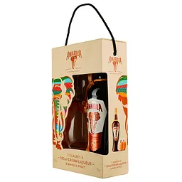 Лікер Amarula + 2 склянки, 17 %, 0,7 л - мініатюра 2