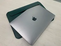 Чохол WiWU Skin Pro II Leather Sleeve Case для MacBook Pro 13 (2016-2019) Forest Green [51487] - мініатюра 3