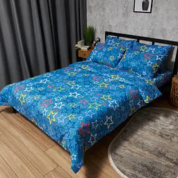 Комплект постільної білизни Moon&Star Дитячий 110x140 см наволочки 2x50x70 см Galaxy Dreams Бязь Gold Люкс