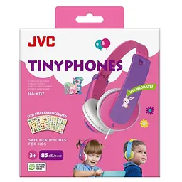 Навушники JVC HA-KD7 Pink Purple (for Kids) (HA-KD7-PNE) - мініатюра 3