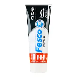 Зубна паста Fesco Charcoal, 250 мл - мініатюра 2