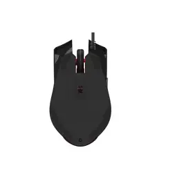 Миша Bloody ES7, Stone Black, USB, оптична (сенсор PixArt), 100-6000 cpi, 15G, 45 IPS, RGB підсвічування, 8 програмованих кнопок, 1.8 м