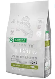 Сухий корм Nature's Protection Superior Care White Dogs Grain Free Junior Small Breeds 10 кг для цуценят