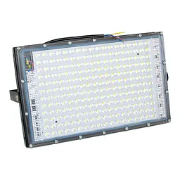 Світильник світлодіодний вуличний 200W, прожектор 216 LED, чорний, від мережі 220В - мініатюра 7