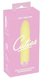 Міні вібратор Cuties Orion 13.2 см жовтий - мініатюра 2