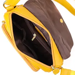 Шкіряна сумка Vintage для жінок на кожен день 23.5х17х10 см sum0027567 - мініатюра 7